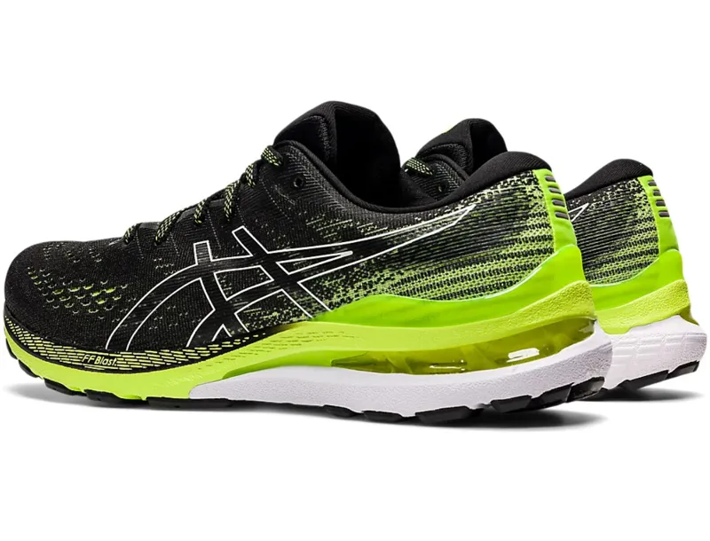 Asics Men's GEL-KAYANO 28 Black/Green-2